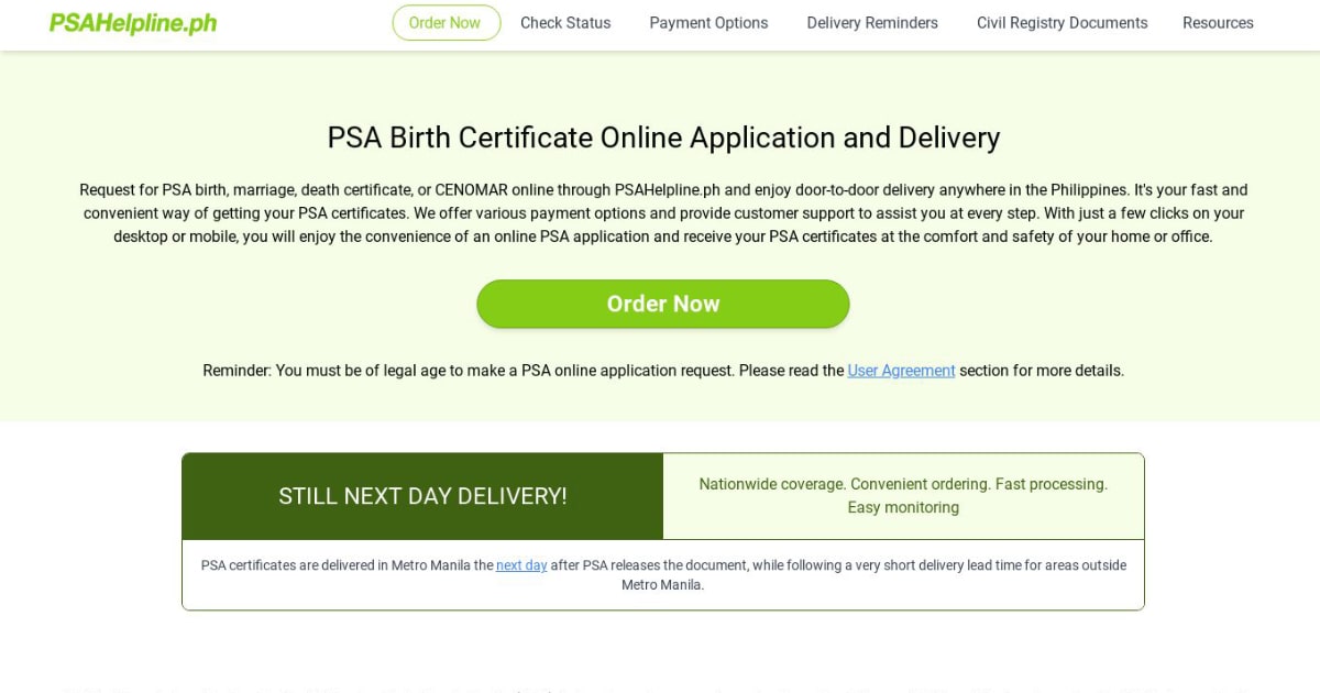 Get your PSA birth certificate at National Bookstore branches